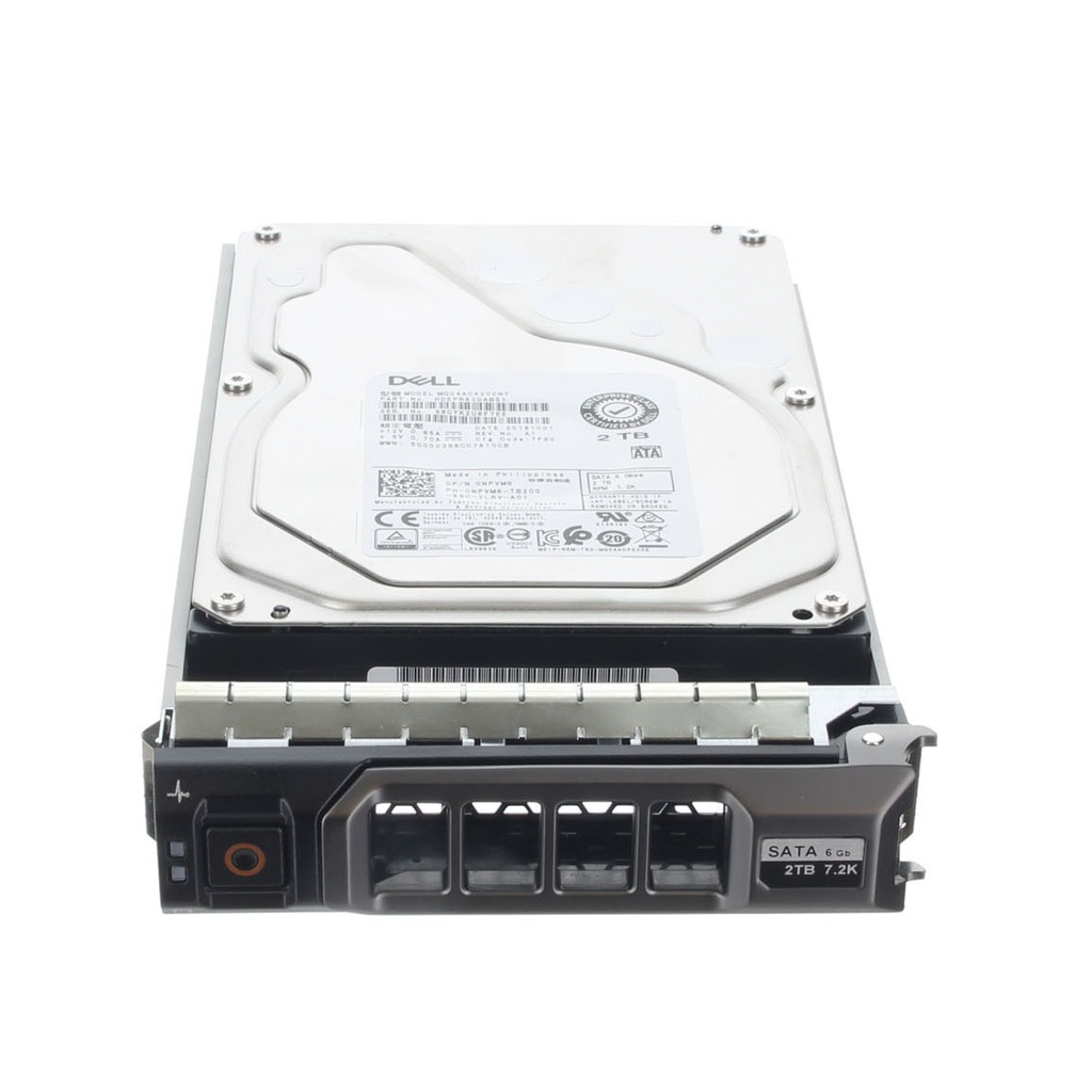 Dell Toshiba 3.5" 2TB 7.2K 6GBPS SATA Hard Drive - NPVM6 MG04ACA200NY