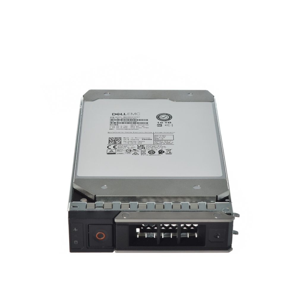 Dell Toshiba 3.5" 16TB 7.2K 12GBPS 512e SAS Hard Drive - 4N7V0 MG08SCA16TEY