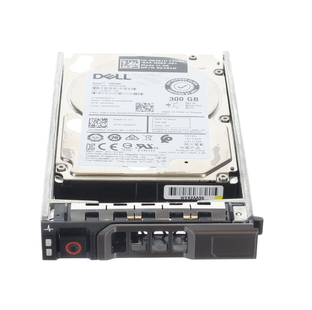 Dell Seagate 2.5" 300GB 10K 12GBPS SAS Hard Drive - 2M5JK ST300MM0078