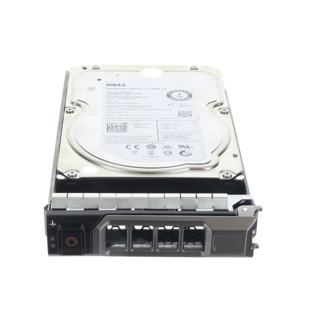 Dell Seagate 3.5" 1TB 7.2K 12GBPS SAS Hard Drive - GWD7D ST1000NM0005