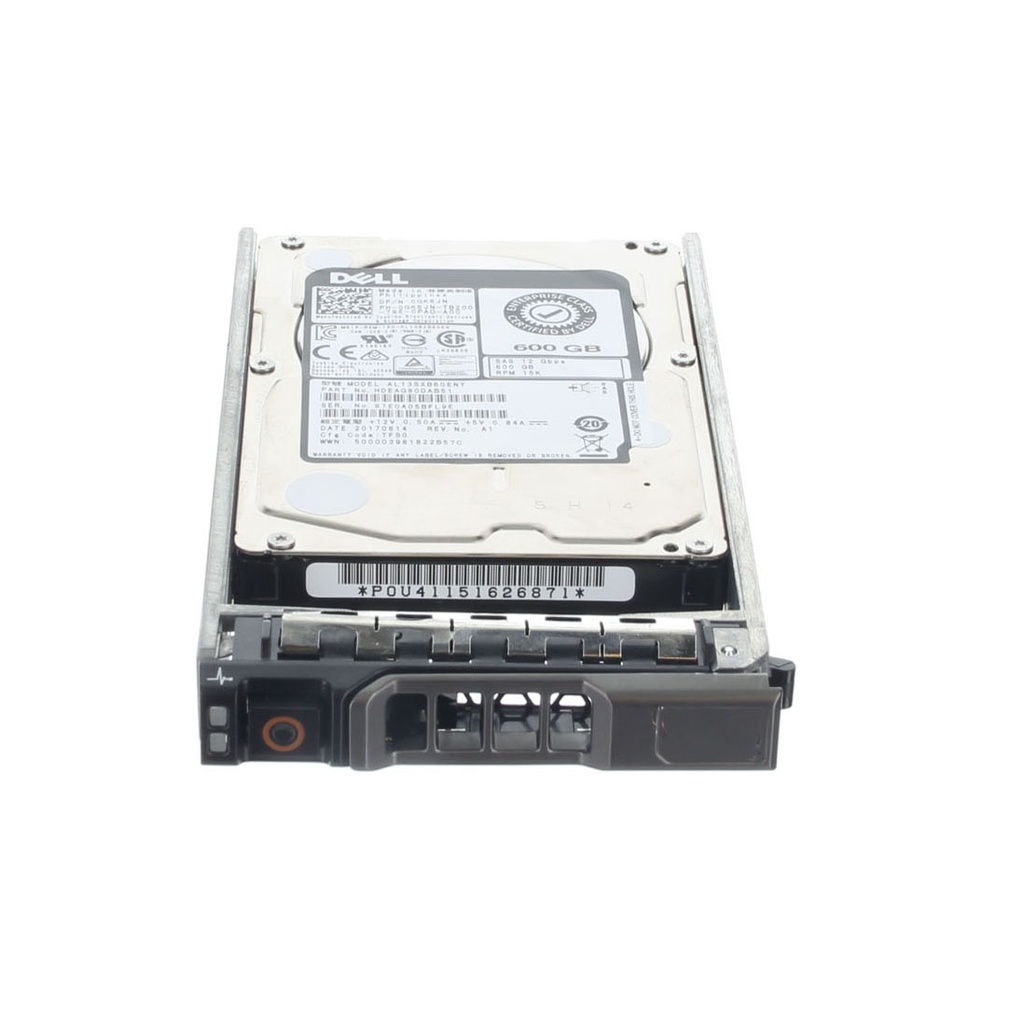 Dell Toshiba 2.5" 600GB 15K 12GBPS SAS Hard Drive - GK6JN AL13SXB60ENY