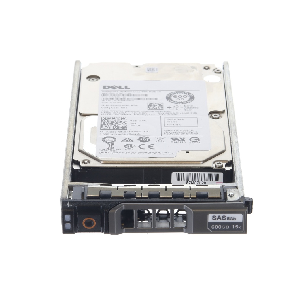 Dell Seagate 2.5" 600GB 15K 6GBPS SAS Hard Drive - V5300 ST600MP0005