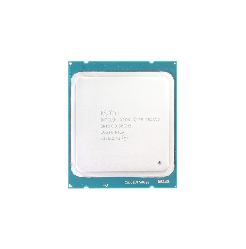 Intel Xeon E5-2643 V2 CPU Processor 6 Core 3.50GHz 25MB L3 Cache 130W SR19X