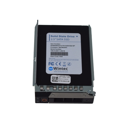 Dell Wintec 2.5" 480GB 6GBPS SATA SSD Drive - N5D1M W2SS480G2TA-PA1AAB-8Q4-SP