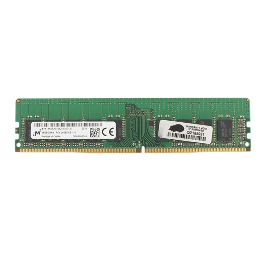 Micron 2RX8 16GB PC4-2666V-E Memory Module - MTA18ASF2G72AZ-2G6E2Zl